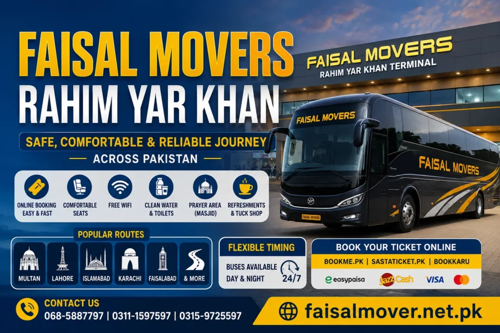 Faisal Movers Rahim Yar Khan